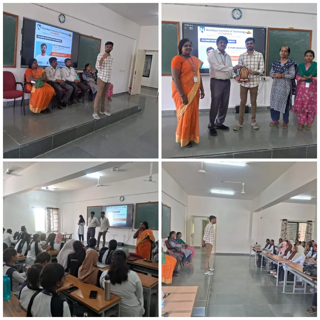 DEPARTMENT OF ELECTRONICS AND COMMUNICATION ENGINEEERING ALUMNI INTERACTIVE SESSION