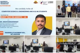 NIT Raichur Hosts Guest Talk on Emerging "Agentic AI" Technologies