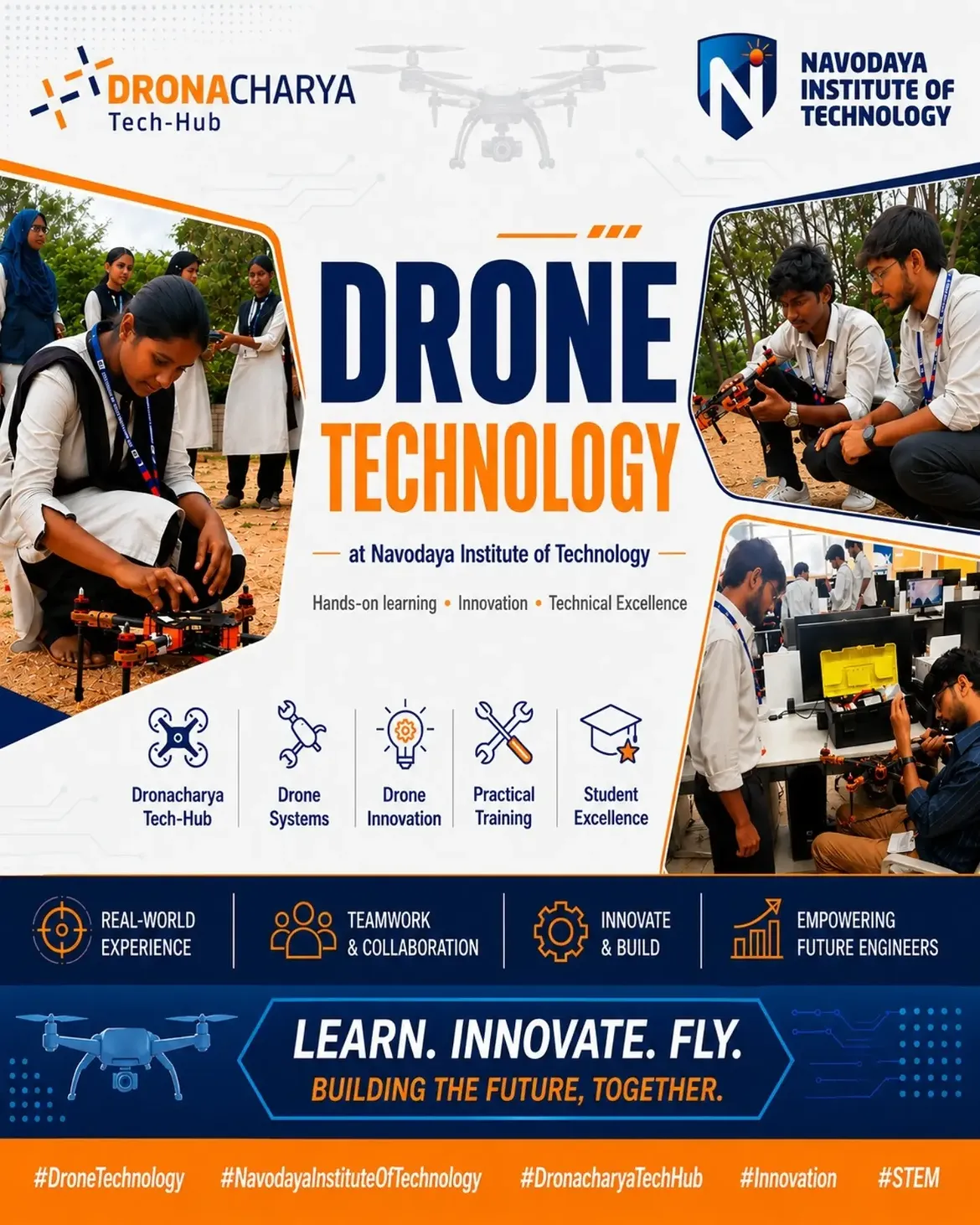 Drone Technology at Navodaya Institute of Technology: From Learning to Innovation