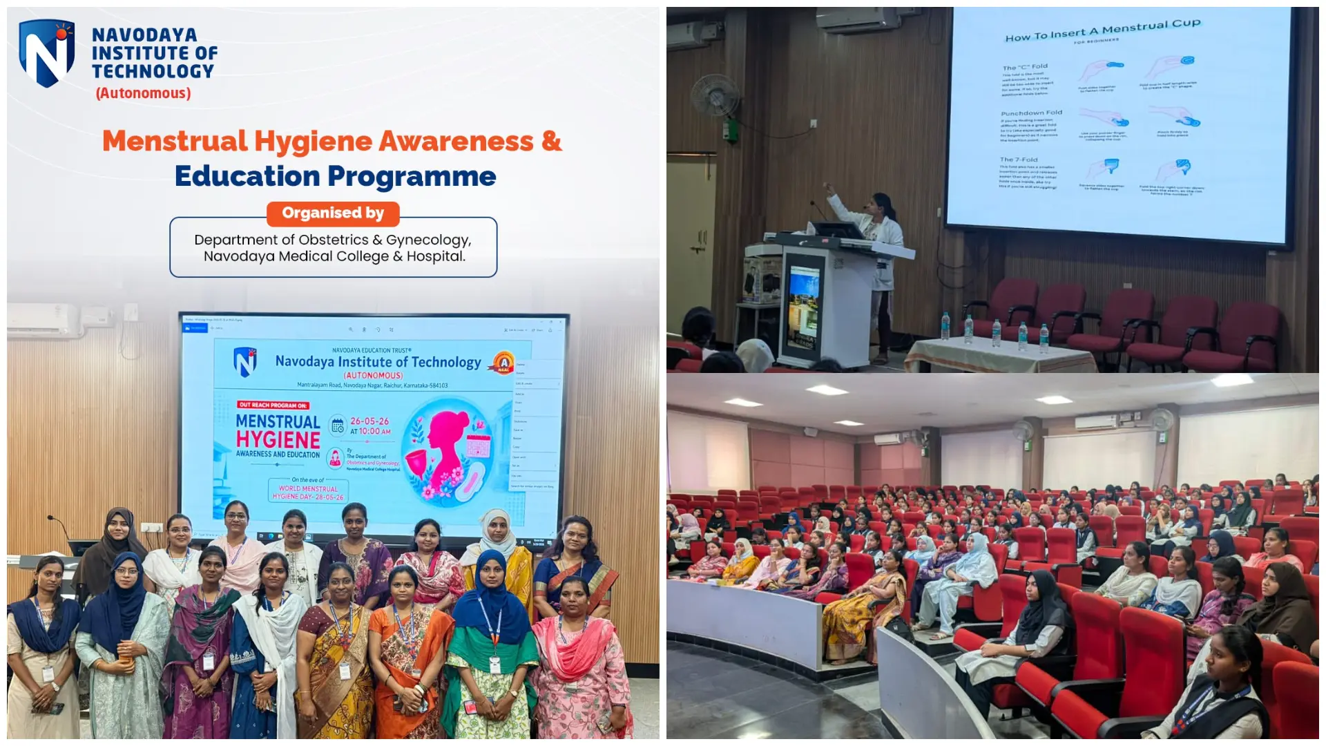 Menstrual Hygiene Awareness & Education Programme Conducted at NIT Raichur